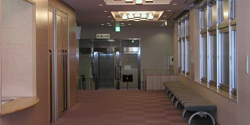 中川文化小劇場 ホワイエ