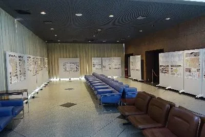 加東市地域交流センターのロビー全景（市公式ホームページ掲載）