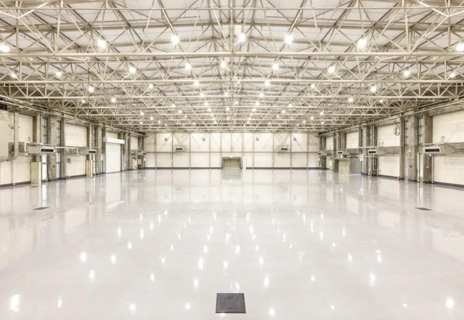浜松市総合産業展示館 第1展示場の内観