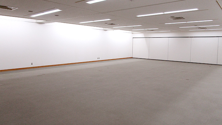 松前総合文化センター 松前町ふるさとライブラリーの展示や集会、学習会に使えるふれあい展示室。