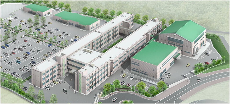 静岡県医療健康産業研究開発センターの施設全景イメージ